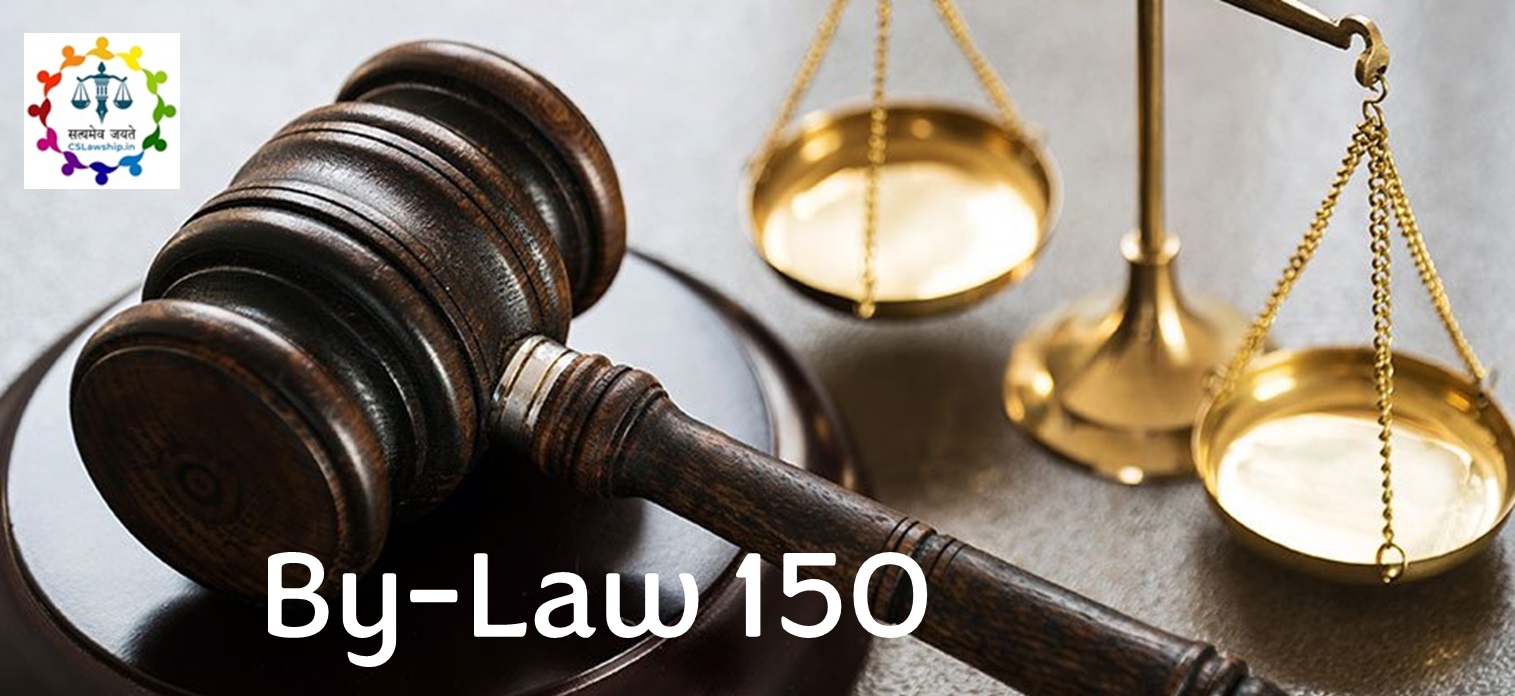 CSLawShip: ByLaw 150