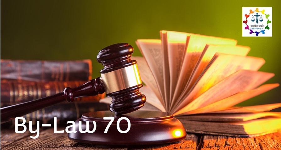 CSLawShip: ByLaw 70