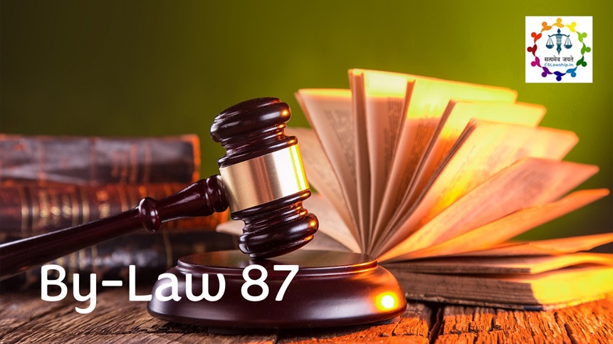 CSLawShip: ByLaw 87
